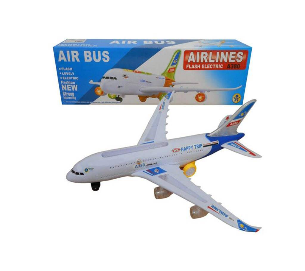 Airbus A380 Airlines Model Aeroplane Electric Toy Lights Sounds Kids ...