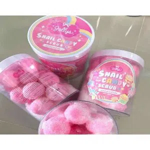 Snail Candy Scrub Mask Body Skin cleansing Smooth&Moist (16 balls) - 300gm (Thailand)