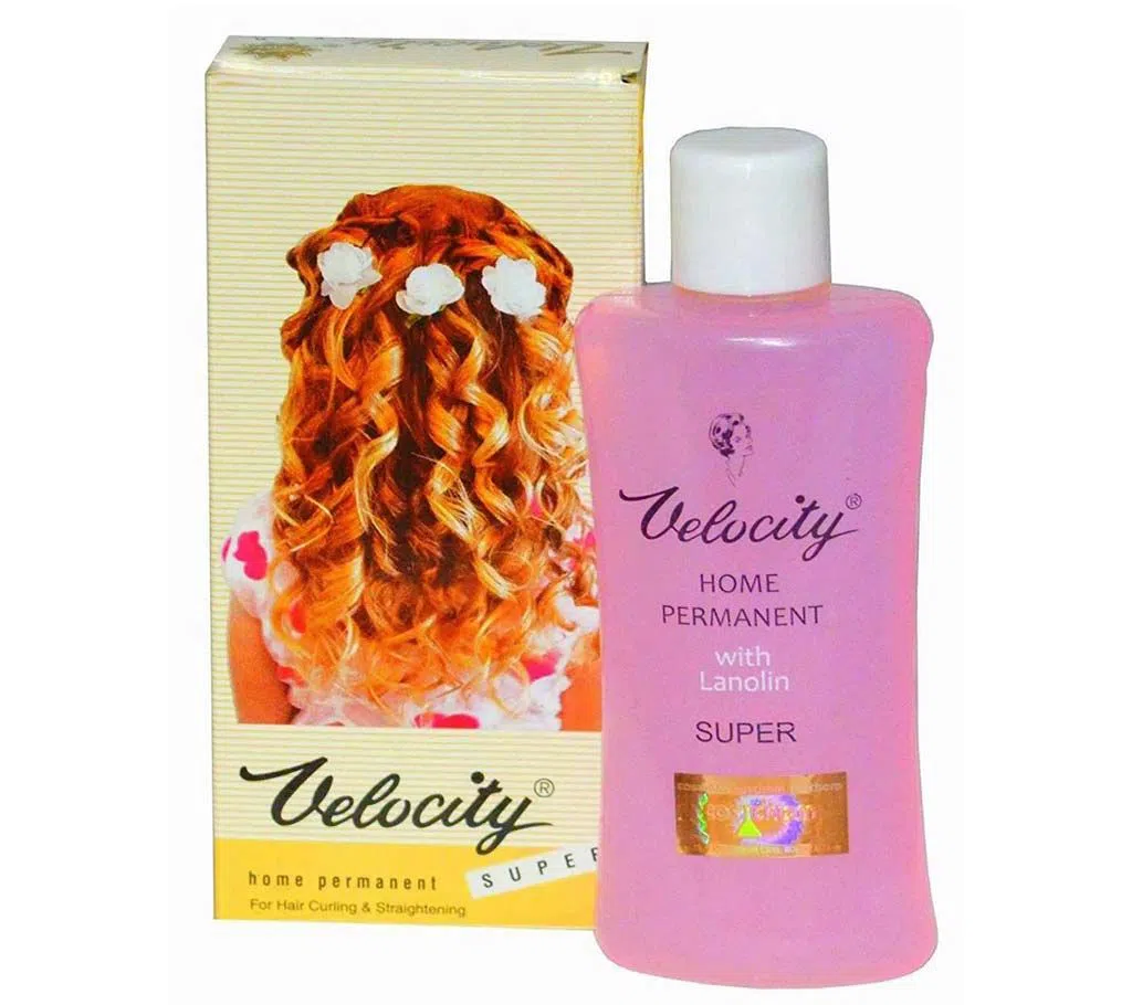 VELOCITY HOME PERMANENT - For hair curling and straightening 100 ML India