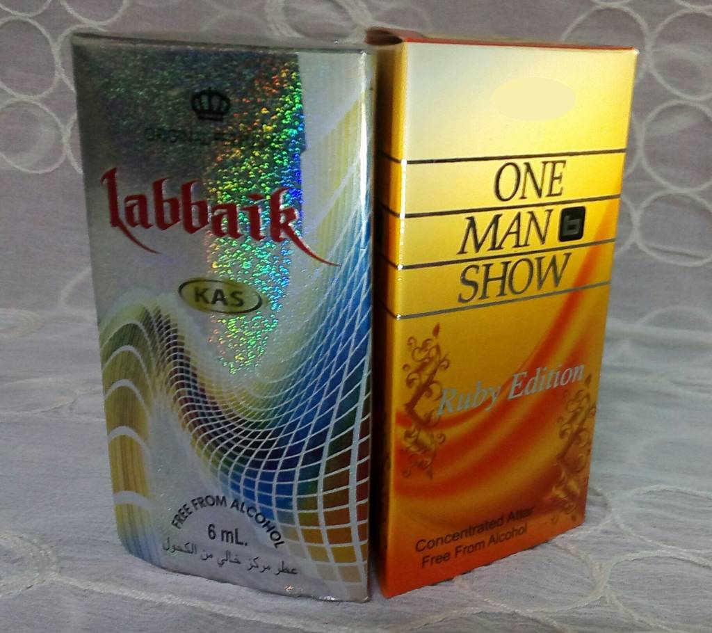 One man Show + Labbaik আতর (কম্বো) 6ml BD বাংলাদেশ - 802486