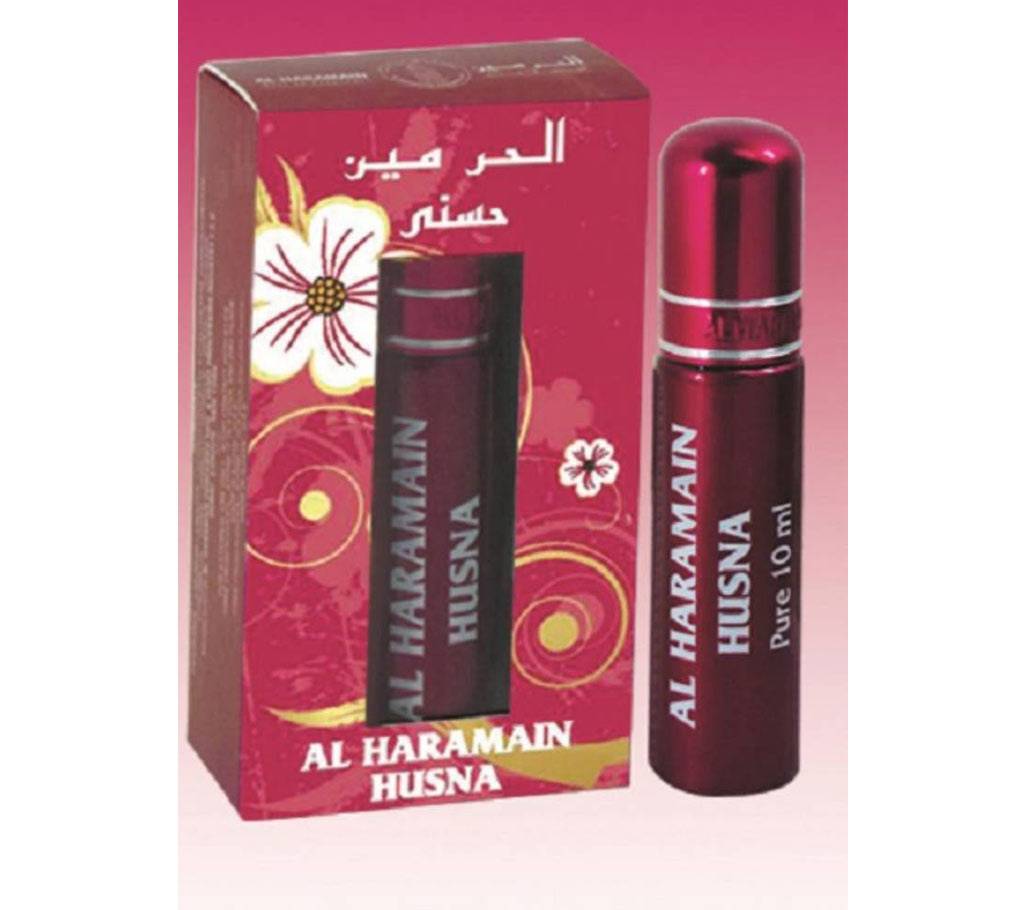 Al Haramain Husna 10ml Oriental High Quality Concentrated পারফিউম অয়েল/আতর U.A.E বাংলাদেশ - 850608