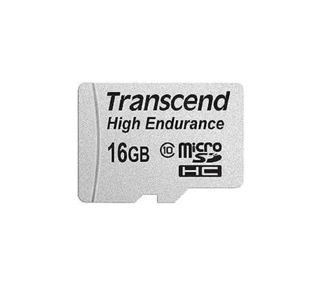 Transcend 16GB Class 10 Microsd সিলভার বাংলাদেশ - 808204
