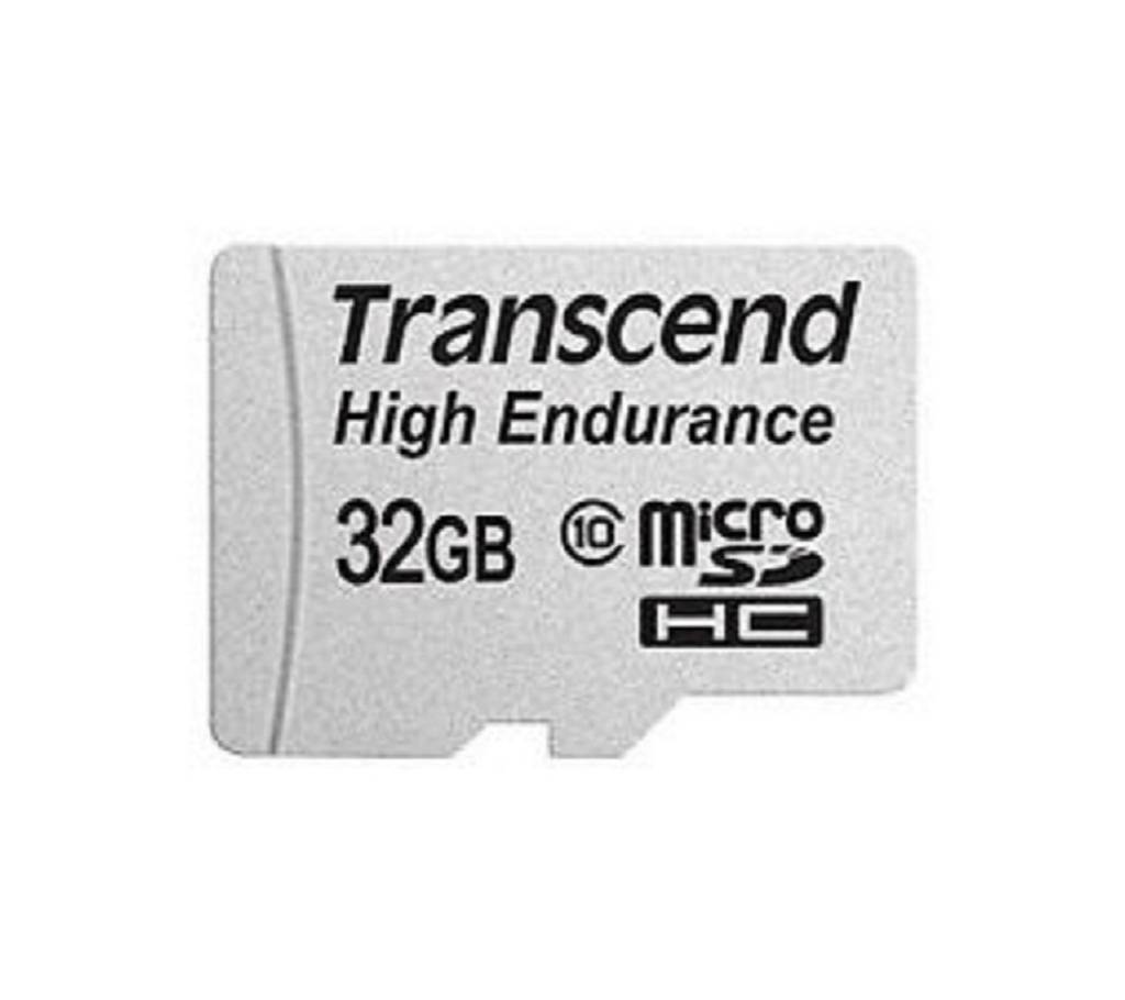 transcend 32gb class 10 microsd silver মেমরি কার্ড বাংলাদেশ - 808294