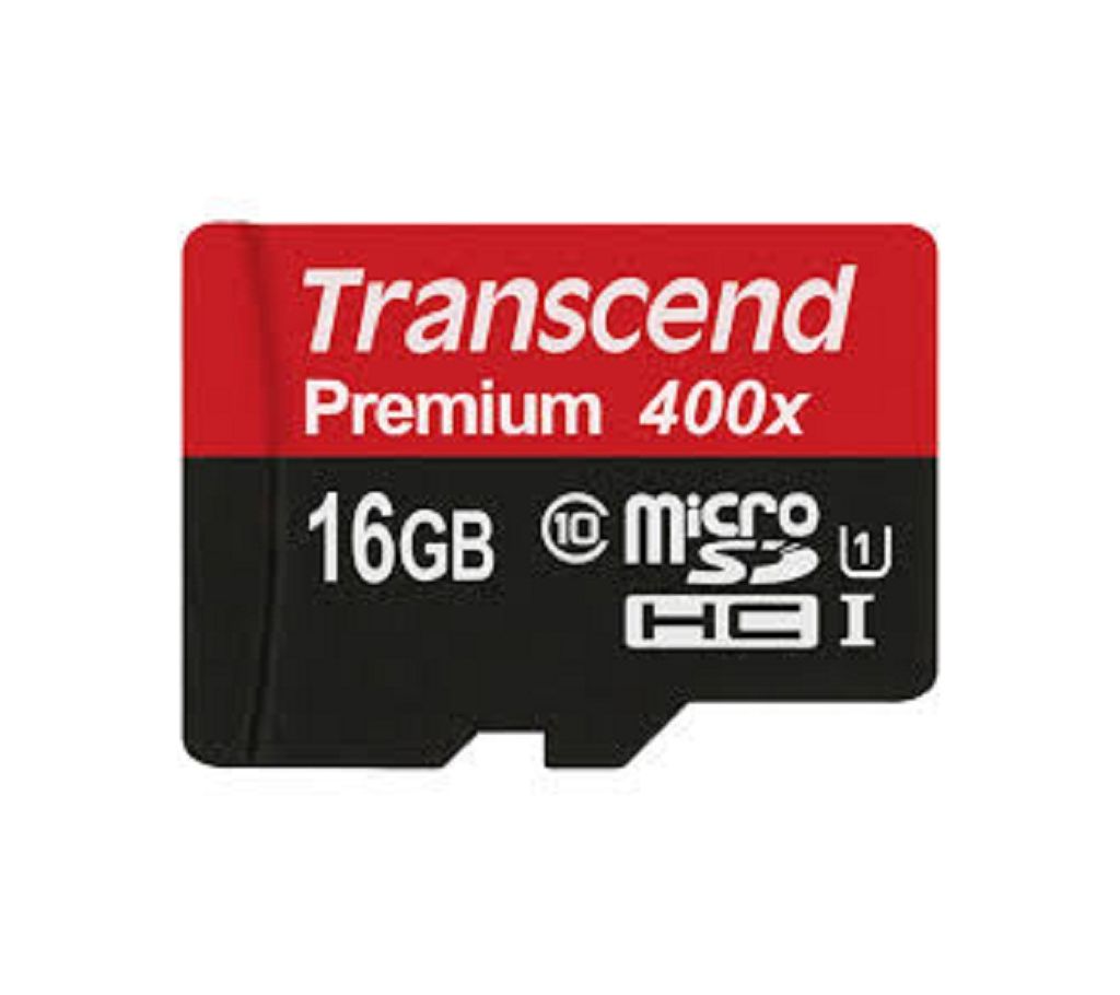 Transcend 16GB microSDHC মেমোরী কার্ড বাংলাদেশ - 918293