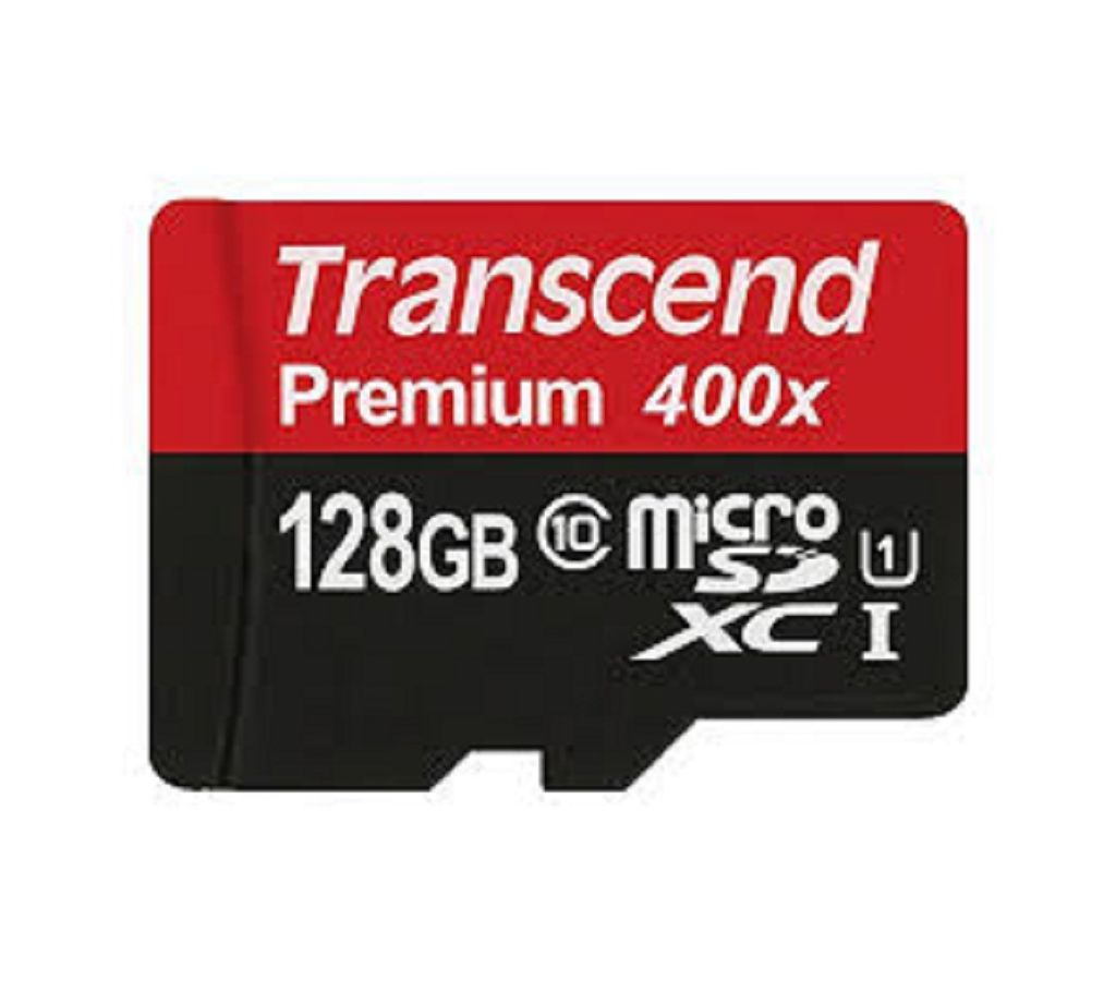 128GB Transcend MicroSD Class10 মেমোরী কার্ড বাংলাদেশ - 918312
