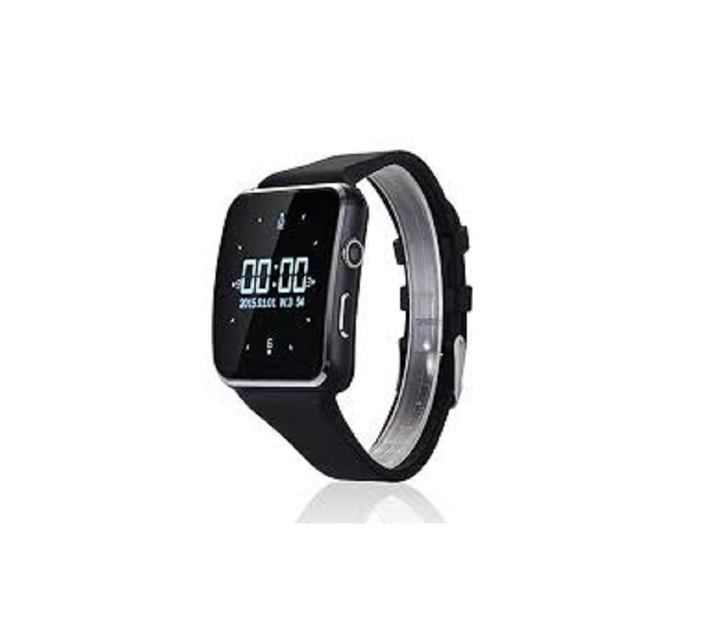 X6 সিমলেস স্মার্ট ওয়াচ - Black X6 Smart Watch - Black ঘরি বাংলাদেশ - 938400