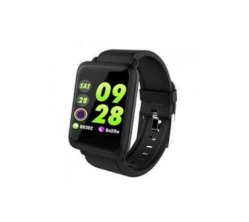 M28 সিমলেস ব্লুটুথ স্মার্ট ওয়াচ - Black M28 Bluetooth Smart Watch - Black ঘরি বাংলাদেশ - 938425