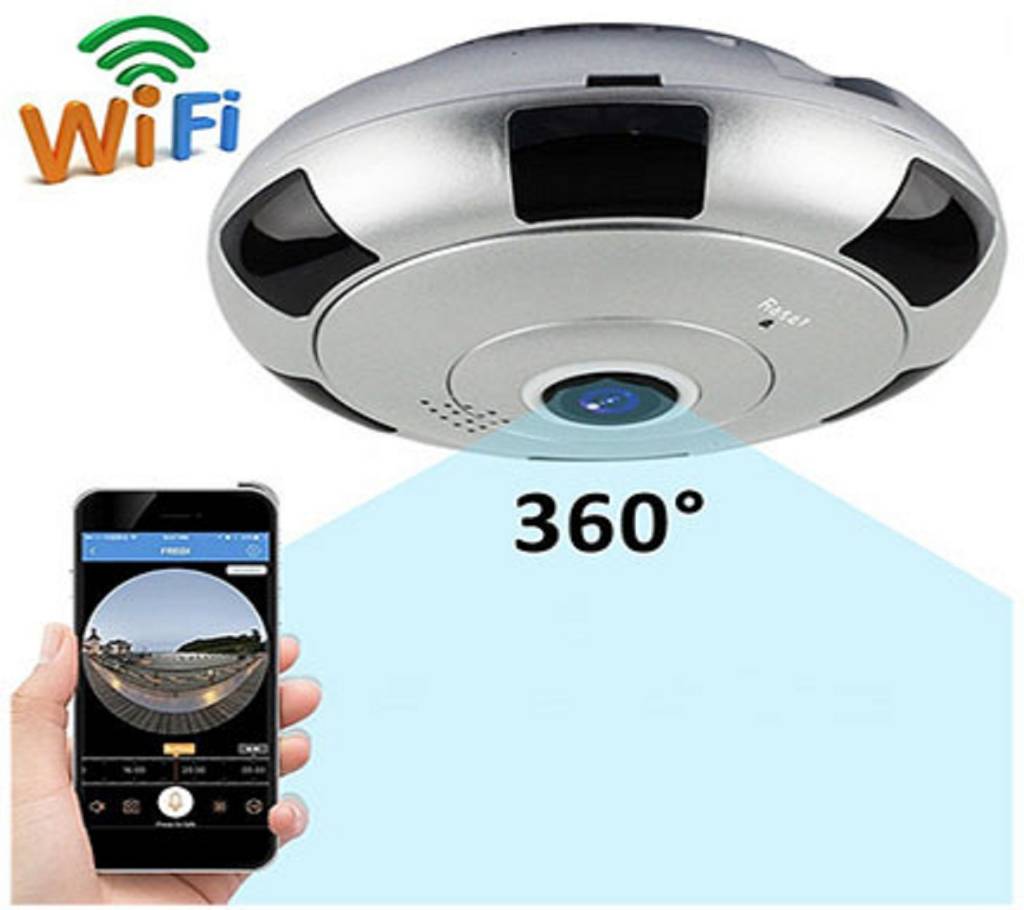 V380 Wifi 360 Panoramic IP ক্যামেরা 960P Home Surveillance Full View বাংলাদেশ - 858896