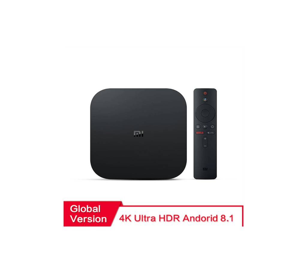 Global Version টিভি বক্স S 4K HDR Android TV 8.1 Ultra HD 2G 8G WIFI Google Cast Netflix IPTV Set top Box 4 Media Player বাংলাদেশ - 1044668