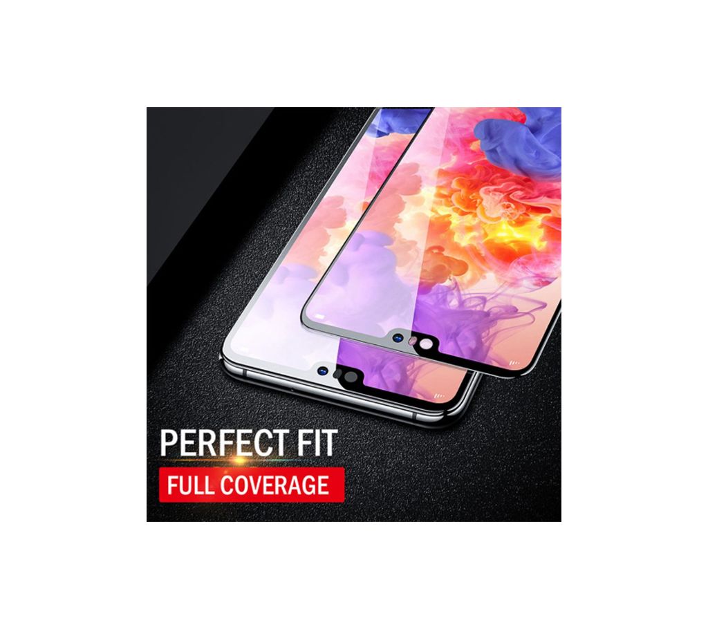 9H Full Cover 6D টেম্পার্ড গ্লাস প্রটেক্টর For Samsung Galaxy A7 (2018) বাংলাদেশ - 899117