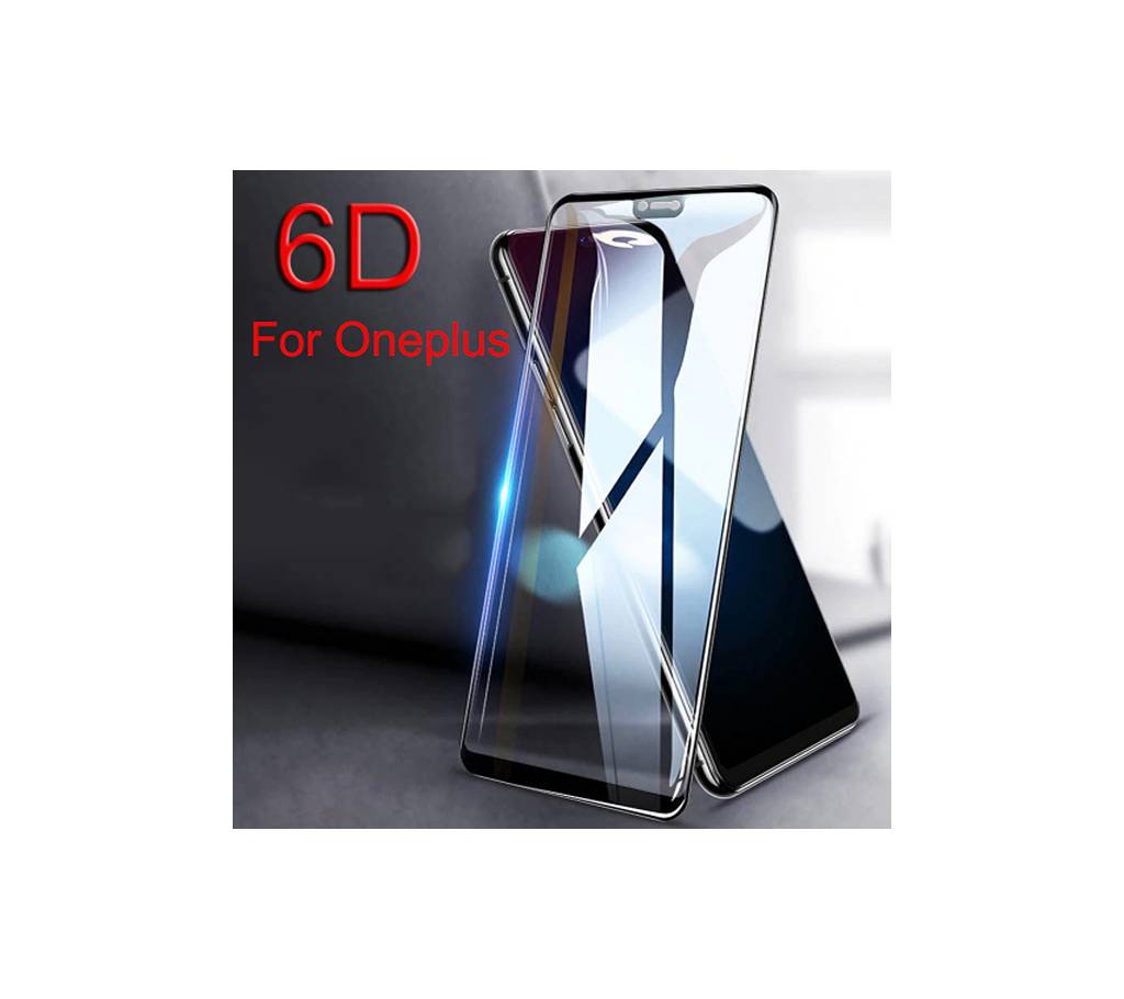 6D টেম্পারড গ্লাস প্রটেক্টর For OnePlus 6T বাংলাদেশ - 889860