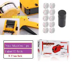 MX5500 EOS Yellow 8 Digits Pricing Gun Kit with 6,000 Labels (10 Roll) & 1 Spare Ink