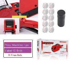 MX5500 EOS  8 Digits Pricing Gun Kit with 6,000 Labels (10 Roll) & 1 Spare Ink