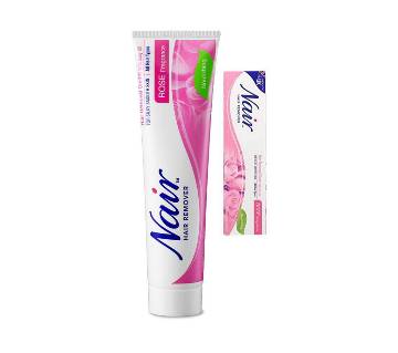 Hair Remover Cream for legs, arms, underarms and bikini area NAIR ROSE FRAGRANCE 110 G-UK