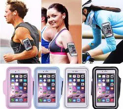 Phone Armband Case Cover Pouch - Black
