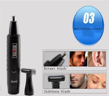 Rechargeable Electric Nose and Ear Hairs Trimmer/Clipper