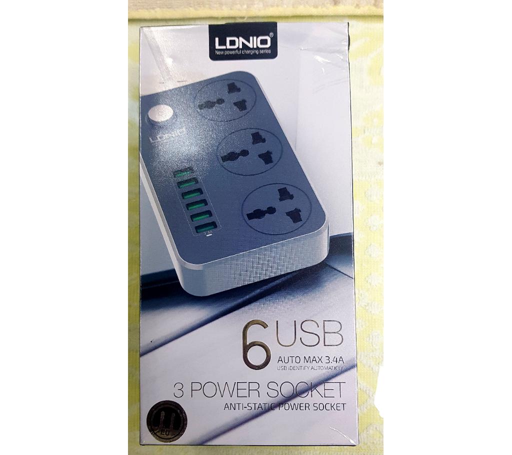 LDNIO 6 USB মাল্টি চার্জার বাংলাদেশ - 831081