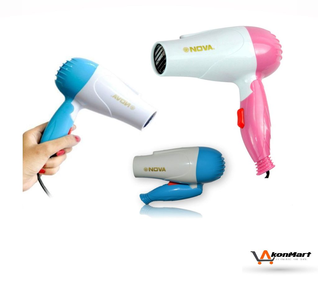 Nova NV-1290 Professional Foldable Hair Dryer 1000W বাংলাদেশ - 1153608
