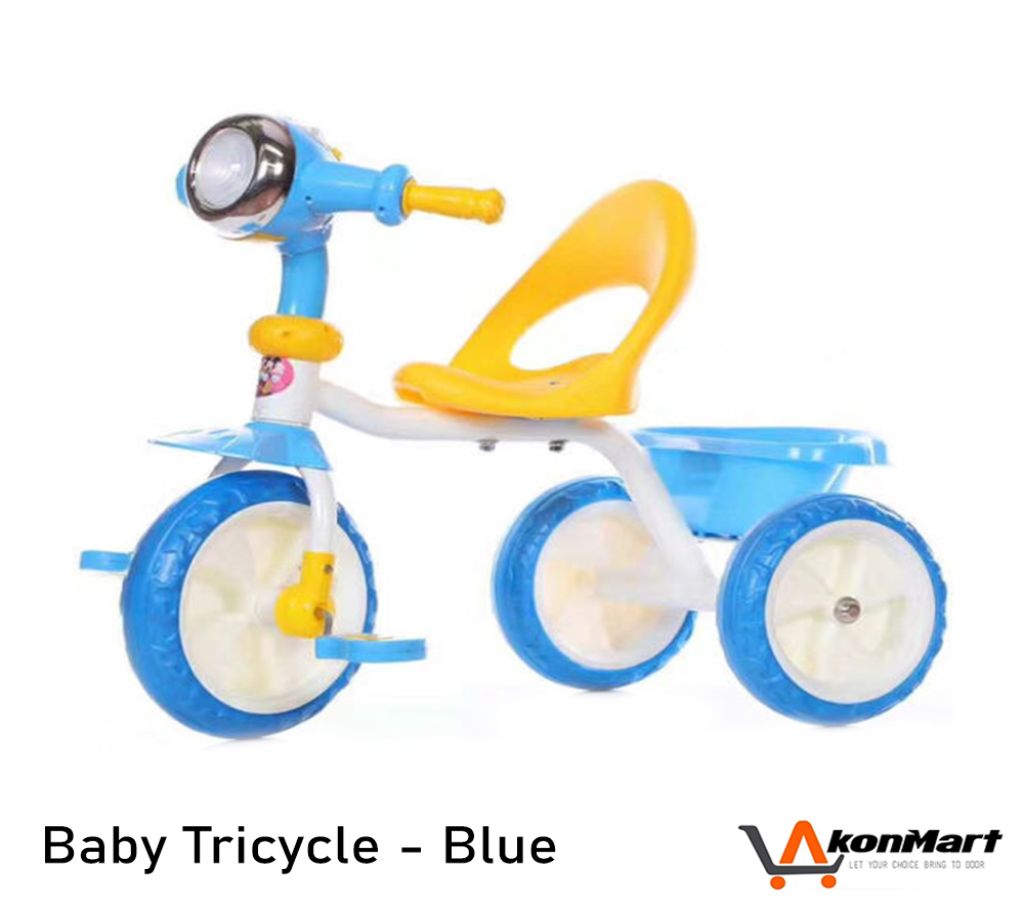 বেবি ট্রাইসাইকেল - Smart Tricycle for Kids - Light and music cycle - Baby stuff - বাচ্চাদের বেবি সাইকেল - Blue বাংলাদেশ - 1154149