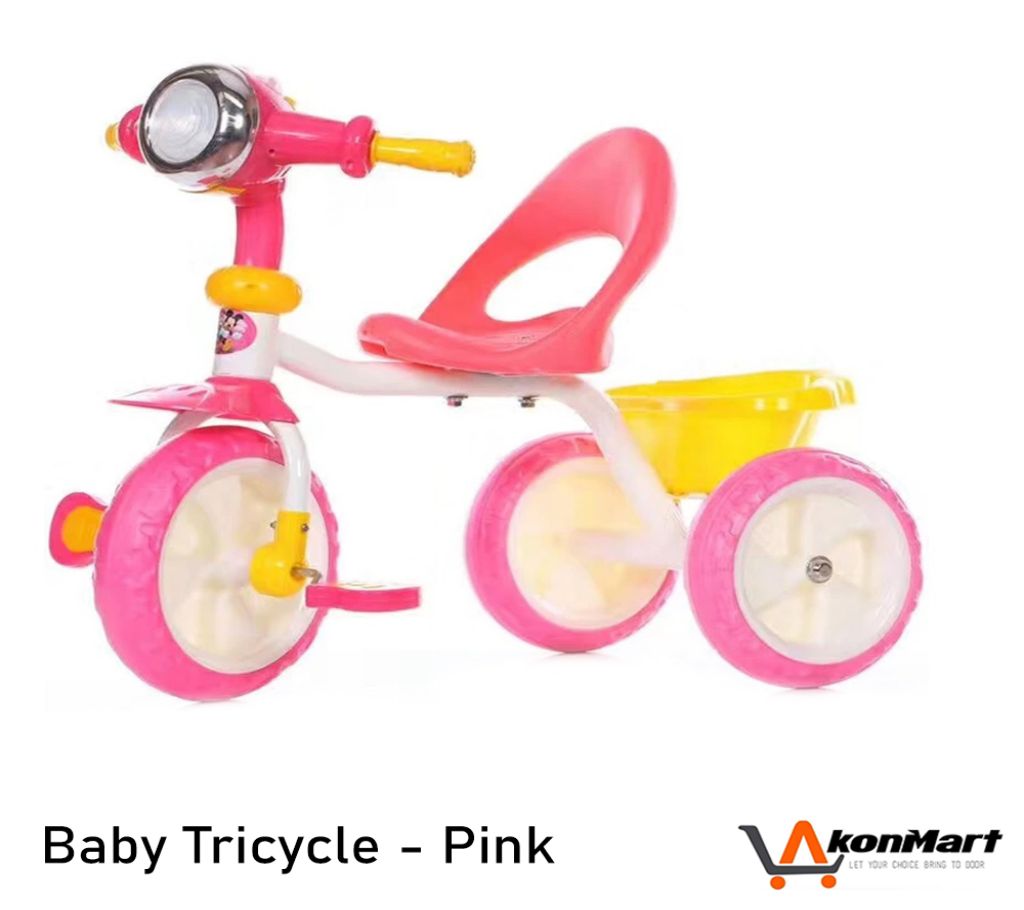 Baby Tricycle - Smart Tricycle for Kids - Baby cycle - Baby stuff - বাচ্চাদের বেবি সাইকেল - Pink বাংলাদেশ - 1154152
