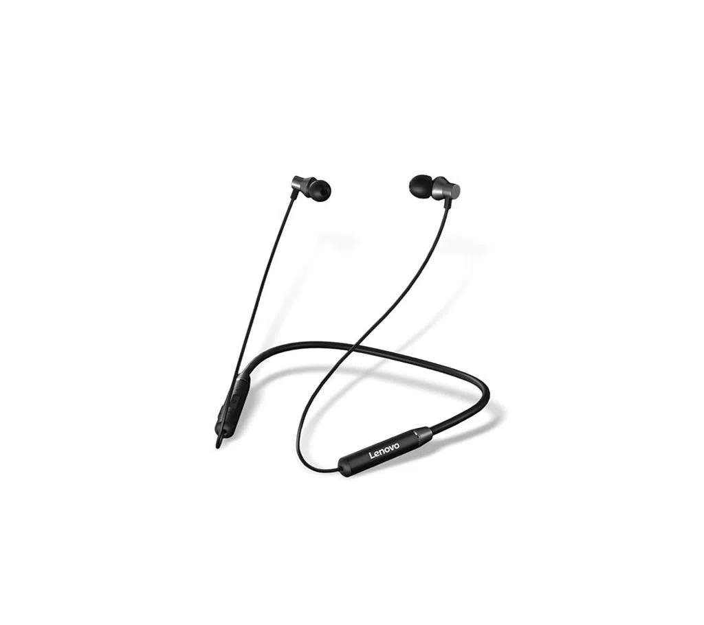 Lenovo HE05 wireless in-ear neckband earphones - Black