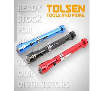 Tolsen 3-LED Telescopic Pick Up Tool with 2 Magnet 66011 1 piece 
