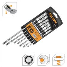 Tolsen 7 Pcs Flexible Head Combination Ratchet Spanner Set
