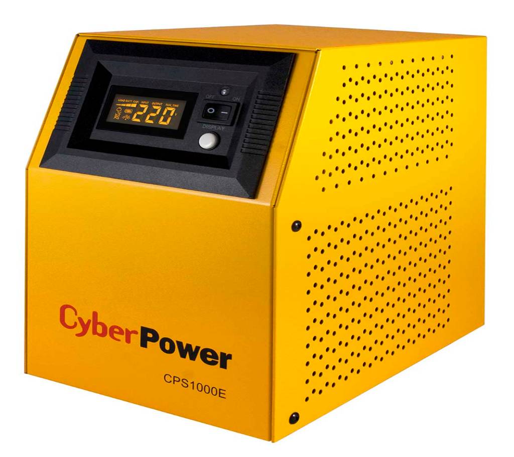 CyberPower UPS/IPS/Inverter 1000VA 700 Watts 12V DC, Long Back up Pure Sine Wave with AVR & আনলিমিটেড নাম্বার অফ ব্যাটারিস এক্সপানশান ফেসিলিটি বাংলাদেশ - 841679