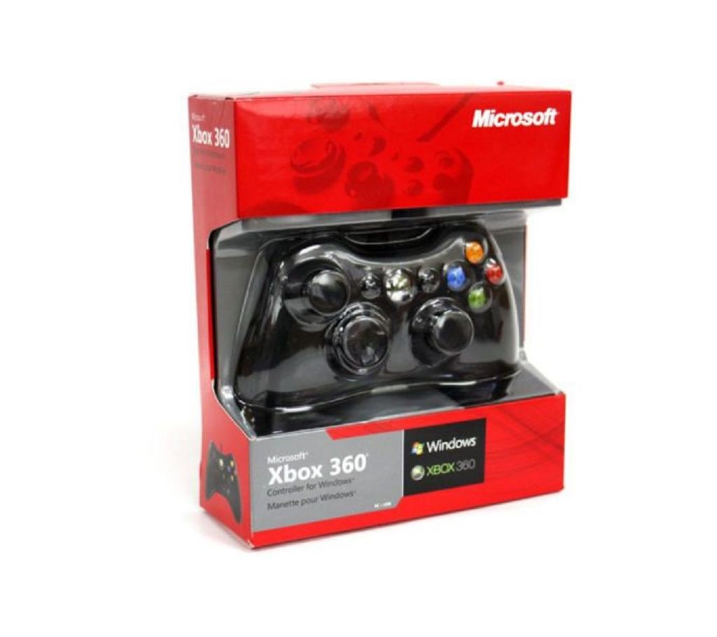 Xbox 360 কন্ট্রোলার USB ওয়্যার কন্ট্রোলার গেইমপ্যাড ফর Microsoft Xbox 360,PC Windowns,XP,Vista,Win7 - Black বাংলাদেশ - 937539