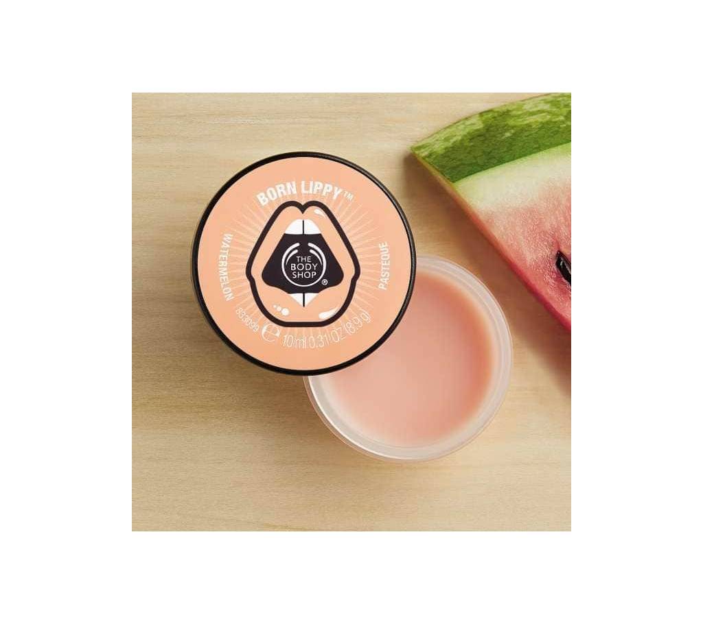 The Body Shop Born Lippy Pot লিপ বাম Watermelon 10ml - UK বাংলাদেশ - 847493