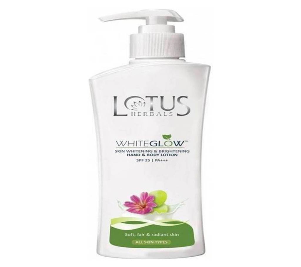 Lotus Herbals হ্যান্ড অ্যান্ড বডি লোশন- Whiteglow SPF 25 300ml - ইন্ডিয়া বাংলাদেশ - 839298