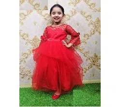 new-red-party-gown-for-girls