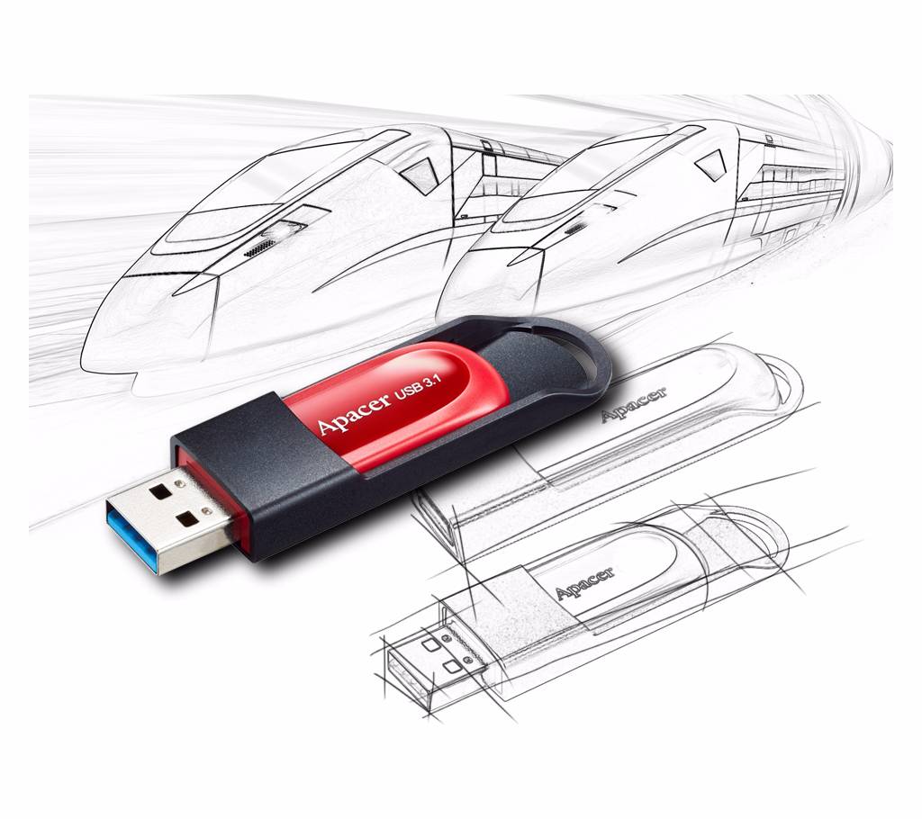 পেন ড্রাইভ APACER USB 3.1 GEN 1 AH25A 16 GB বাংলাদেশ - 933883