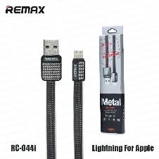 Remax USB Data Cable For iPhone Rc 044m - Black