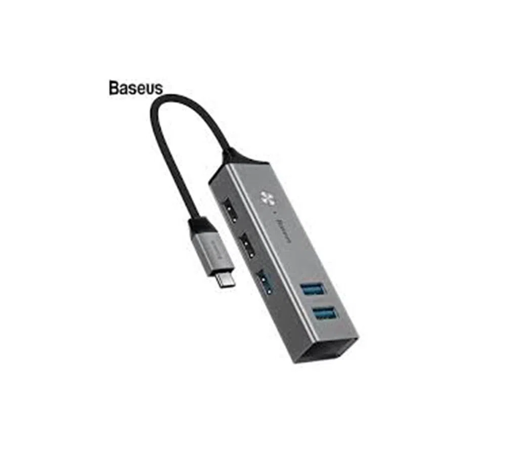 Baseus Type-c or USB 3.0 to 3 USB3.0 + 2 USB2.0 OTG HUB Converter