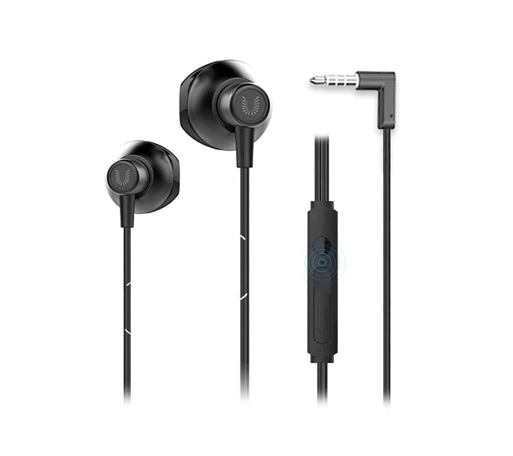 UiiSii HM12 In-Ear Earphone-Black with pouch