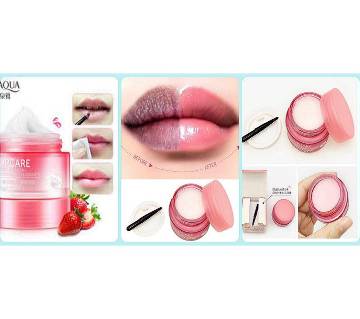 BIOAQUA Strawberry Lip Sleeping Mask Exfoliator Lips Balm 20g Korea