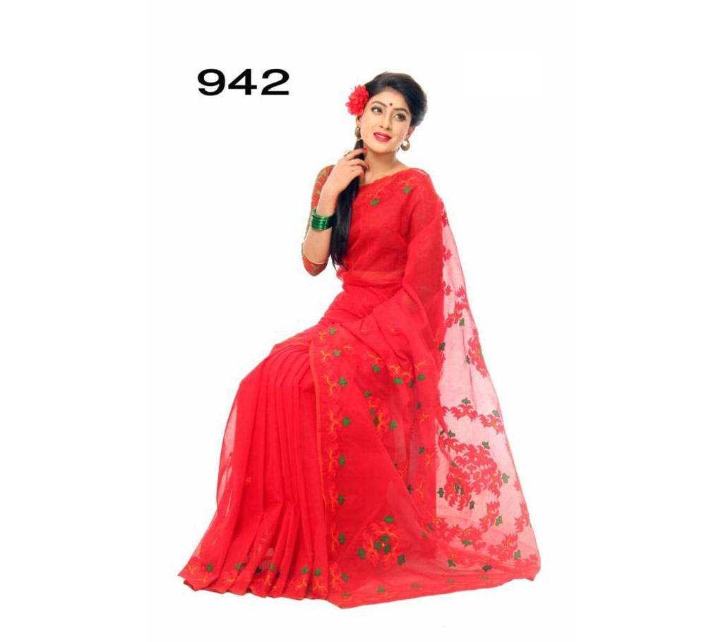 Pure muslin silk  hand embroidery saree বাংলাদেশ - 624532