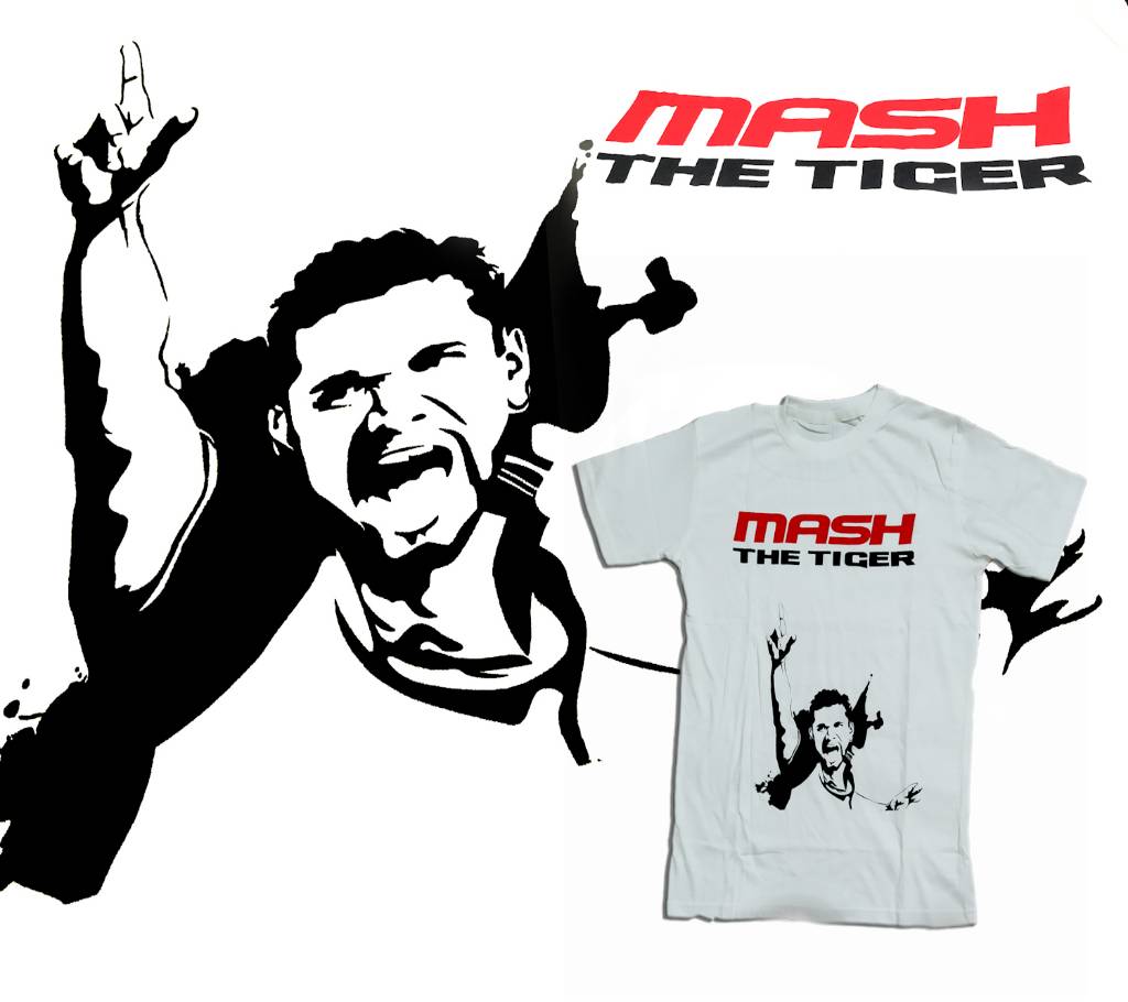 MASH The Tiger জেন্টস হাফ স্লিভ কটন টি-শার্ট বাংলাদেশ - 868438