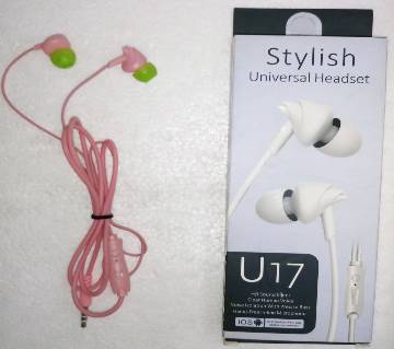 In-Ear Headphones U17 for all Phones