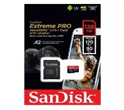 sandisk-extreme-pro-128gb-170mbs-read-speed-microsdxc-a2-uhs-i-card-with-adapter