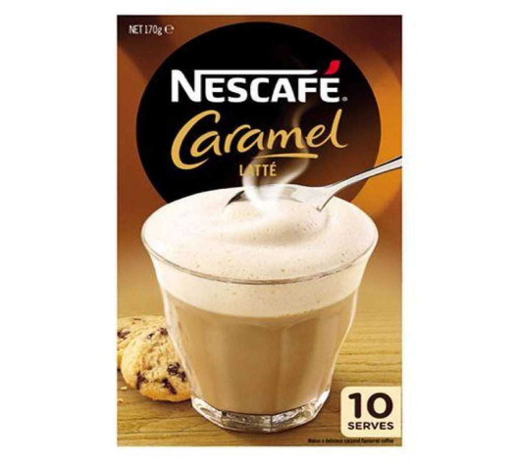 Nescafe Coffee Sachets Caramel Latte - ১০ প্যাক বাংলাদেশ - 856004