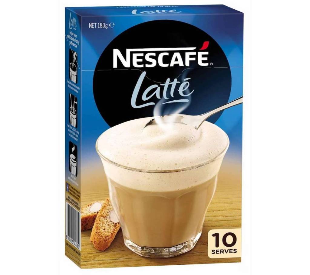 Nescafe Coffee Sachets Latte - ১০ প্যাক বাংলাদেশ - 856020