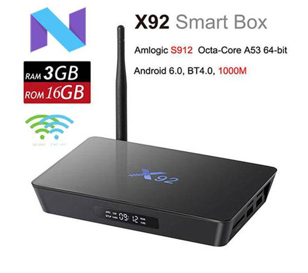 X92 Amlogic S912 OctaCore Android 7.1 TV Box বাংলাদেশ - 625453