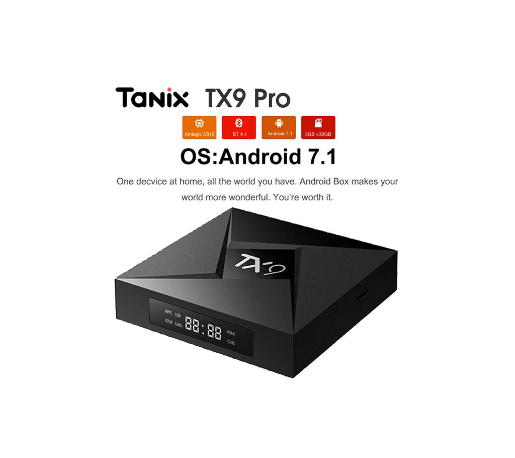 Tanix TX9 Pro S912 Octa Core এন্ড্রয়েড 7.1 টিভি বক্স বাংলাদেশ - 725977