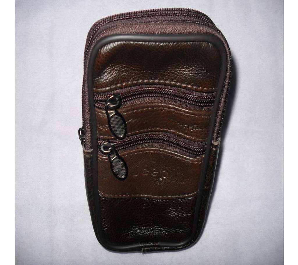 Leather Waist ক্যারিং ব্যাগ- Malaysian Leather বাংলাদেশ - 686079