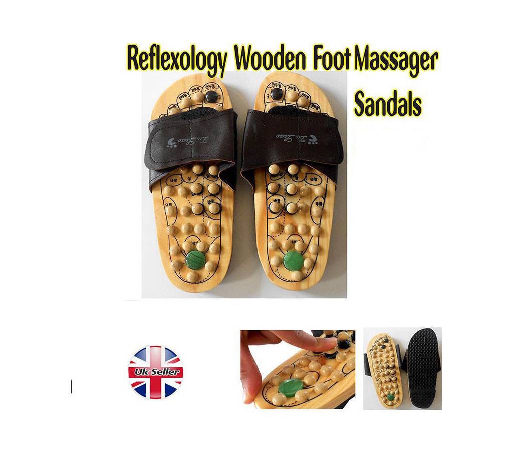 উডেন স্লিপার Reflexology Shoes Acupuncture বাংলাদেশ - 844577
