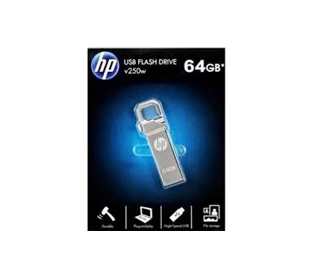 HP USB ফ্ল্যাশ ড্রাইভ V250W 64GB বাংলাদেশ - 908942