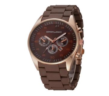 Silicone & Alloy Emporio Armani (Replica) Wristwatches for Men