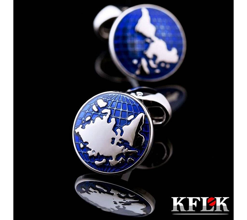 KFLK world map শার্ট কাফলিঙ্ক ফর মেন বাংলাদেশ - 963445